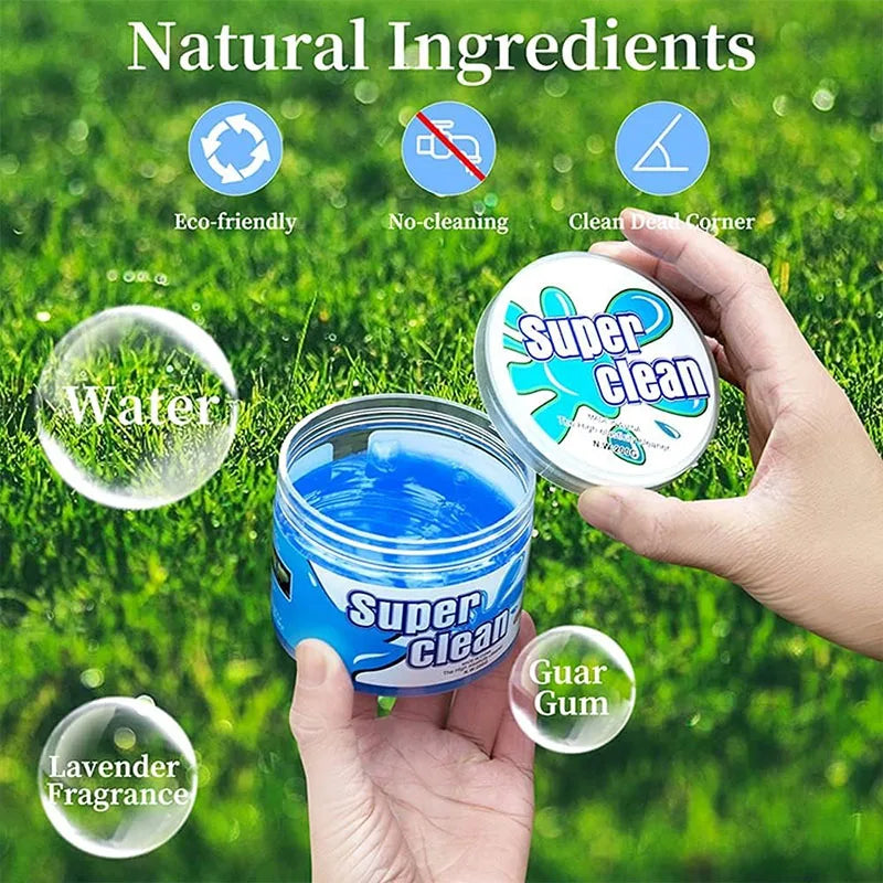 Gel Nettoyant Magique Auto – Anti-Poussière Multi-Surfaces